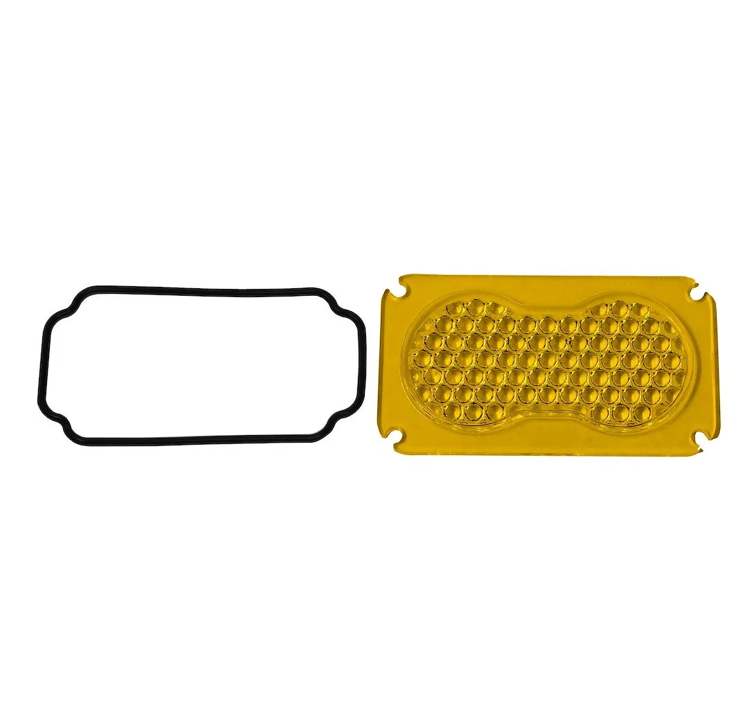 660216 – BAJA DESIGN Driving/ Fog Light Lens, For Use With S2 Sport/ S2 Pro Auxiliary Lights Rectangular Baja Amber H...